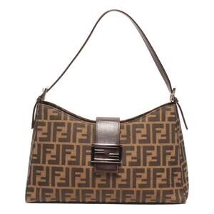 Fendi Mamma Bucket Zucca One Shoulder Hobo Bag
